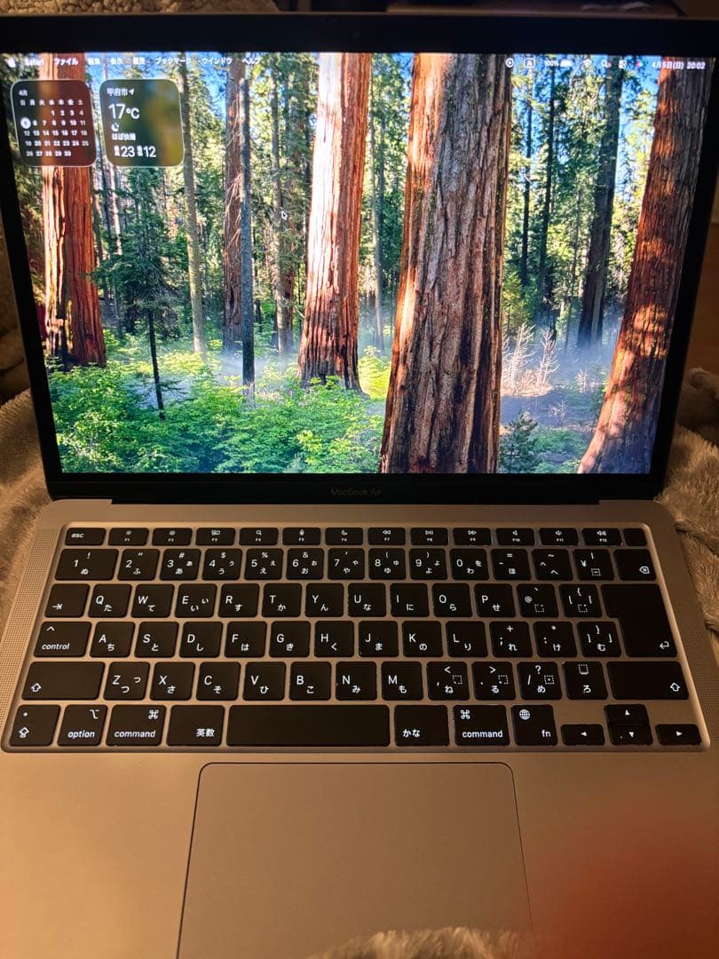 Apple MacBook Air M1スペースグレー