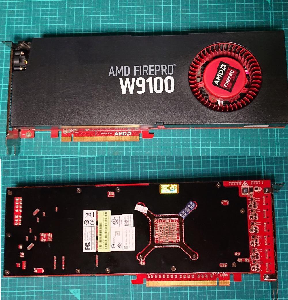 AMD FierPro W9100 16GB モニター6台同時出力/6台一体化