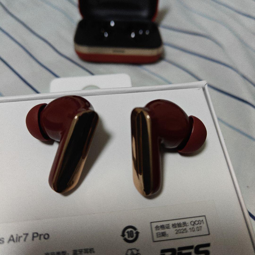 Realme Buds Air 7 Pro ワイヤレスイヤホン レッド