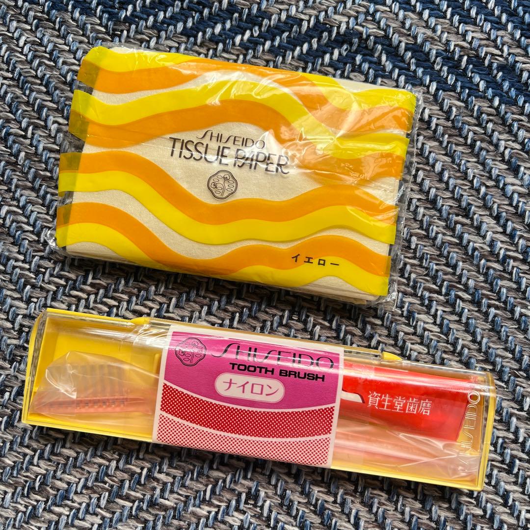 【昭和レトロ】資生堂　SHISEIDO バスボン湯けむりポーチ　プレゼント