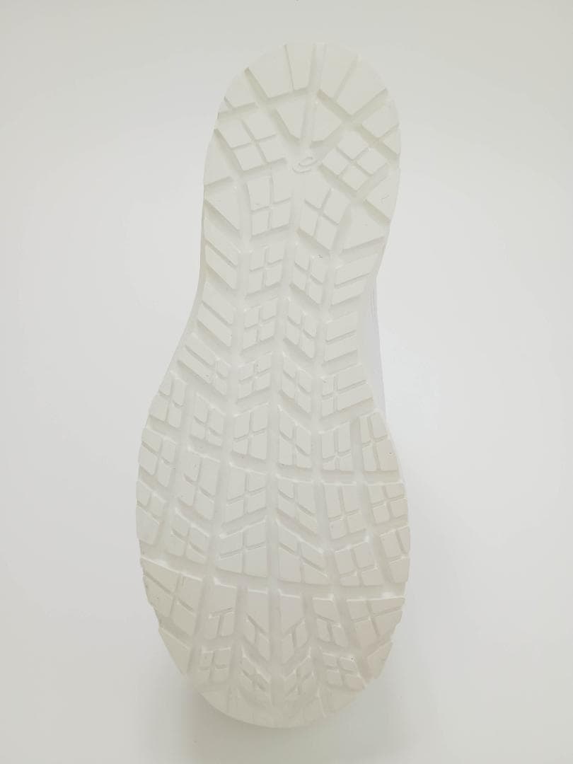 アシックス　ウィンジョブCP402 ホワイト×ブラック 25.5cm