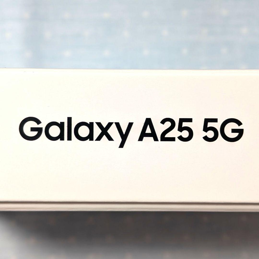 GalaxyA25 5G ブラック 新品未使用　売上の一部寄付させて頂きます