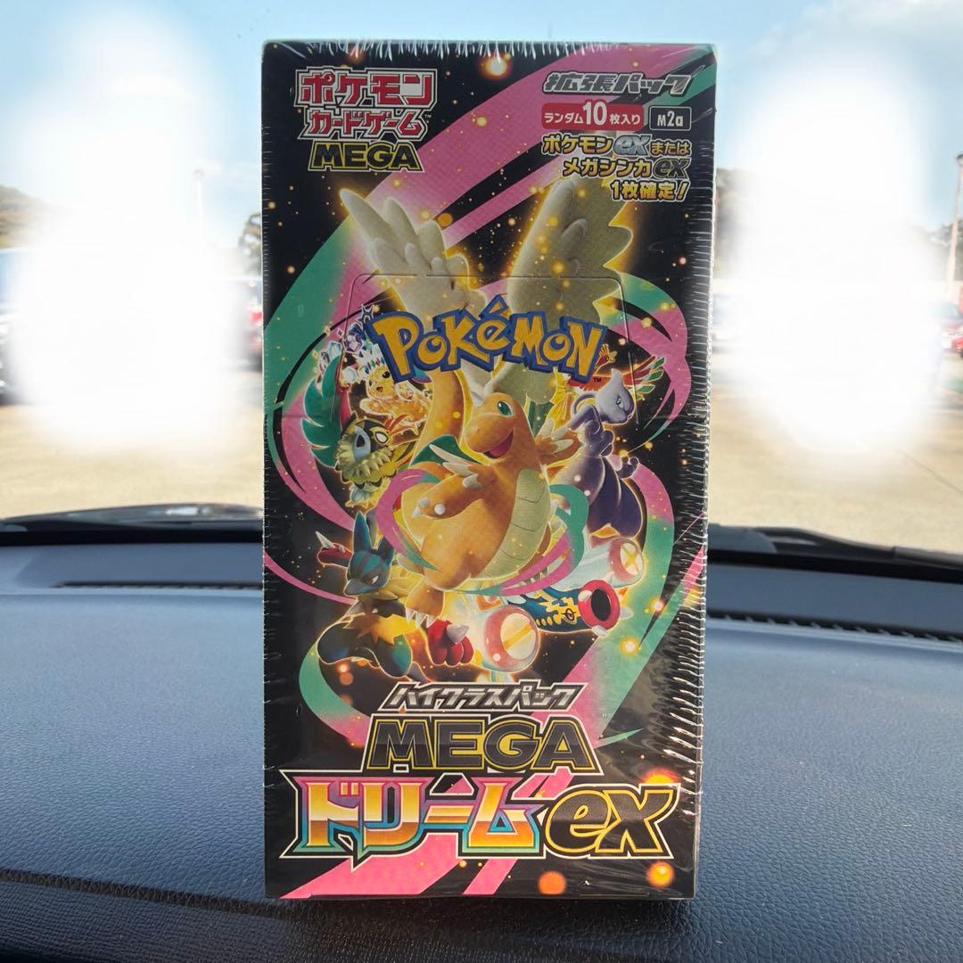 ポケカ　メガドリームex BOX シュリンク付き