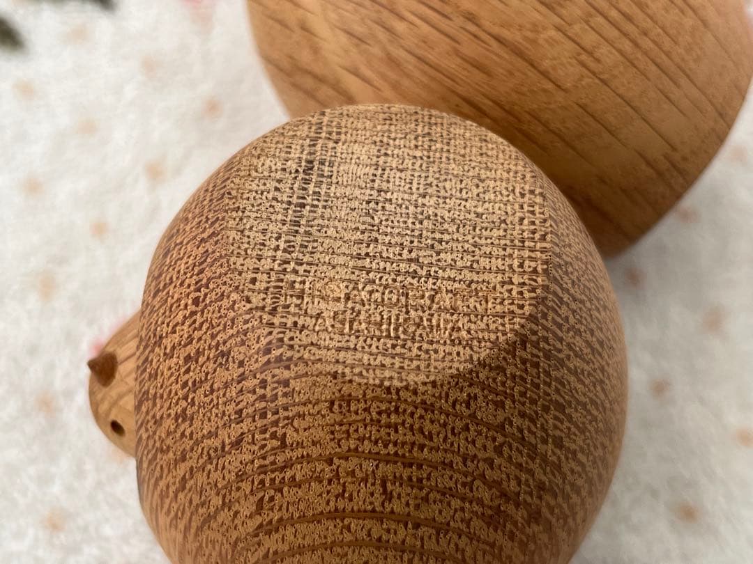 最終値下げ‼️ 廃絶　旭川木地玩具　卵人形　太田久幸　HISA CRAFT