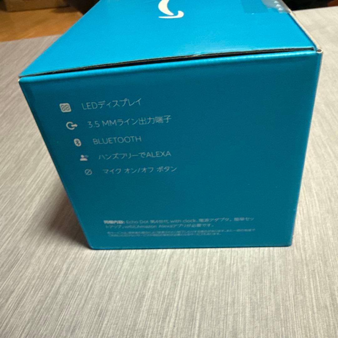 新品未開封未使用 echo dot with clock 第4世代
