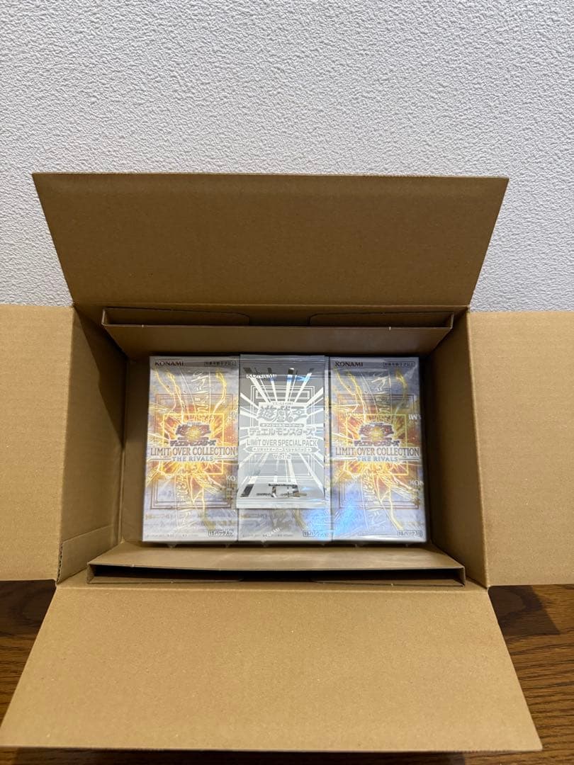 【シュリンク・プロモ】遊戯王　リミットオーバーコレクション　ライバルズ 3BOX