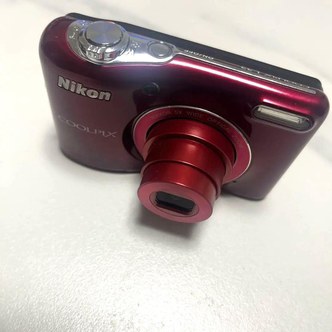 クールピクス L32 コンパクトデジタルカメラ ☆sdカード、新品単三電池付き