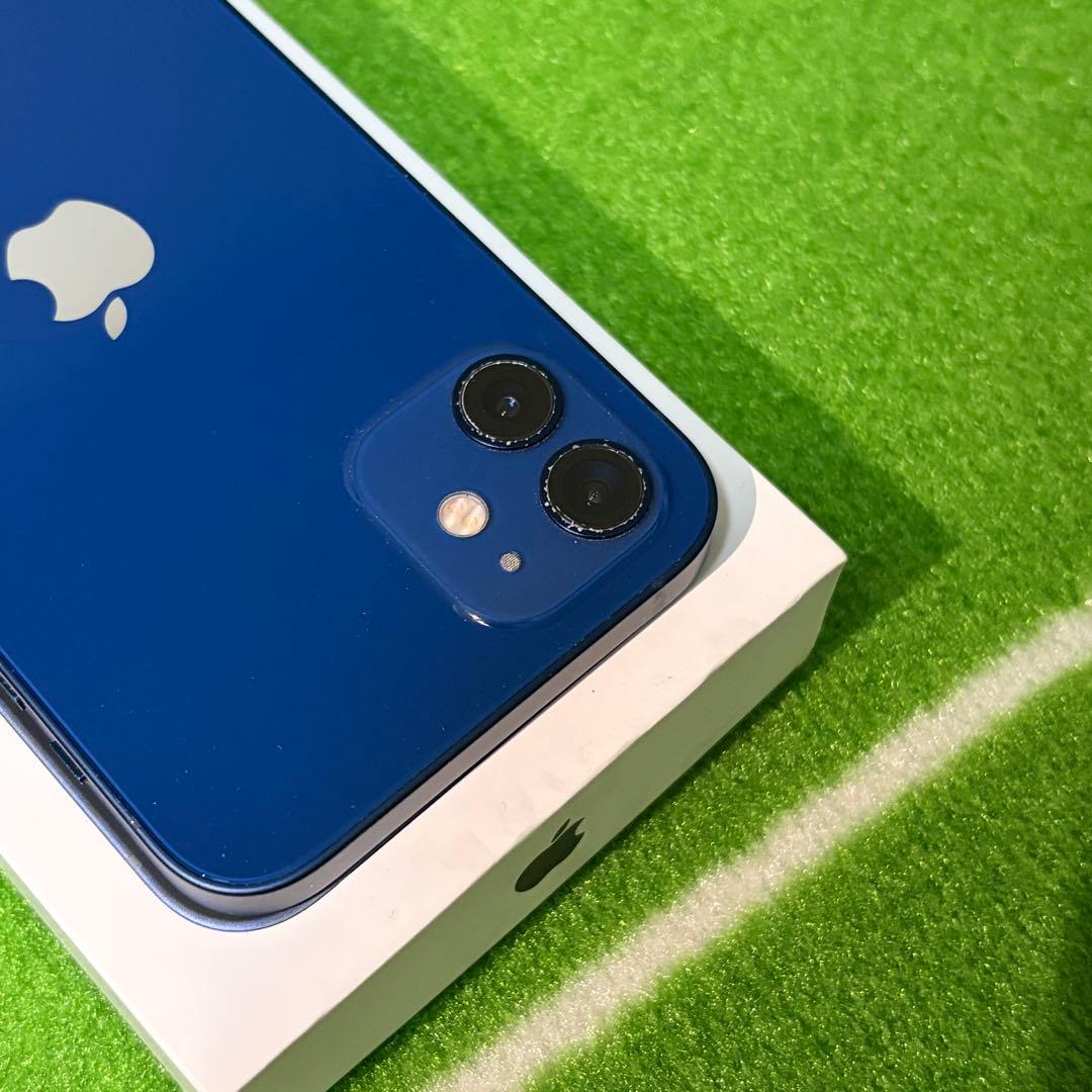 【美品】iPhone 12 本体 128GB SIMフリー ブルー
