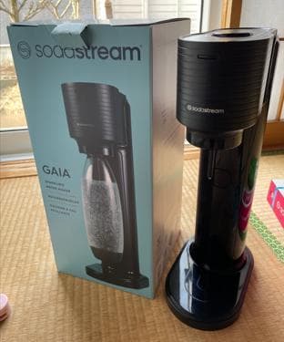 ソーダストリーム GAIA BLACK sodastreamブラック ※空瓶付き