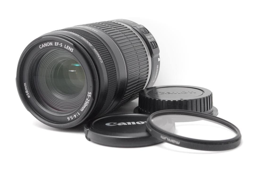 【極上品】Canon EF-S 55-250mm IS　手振れ補正　望遠レンズ