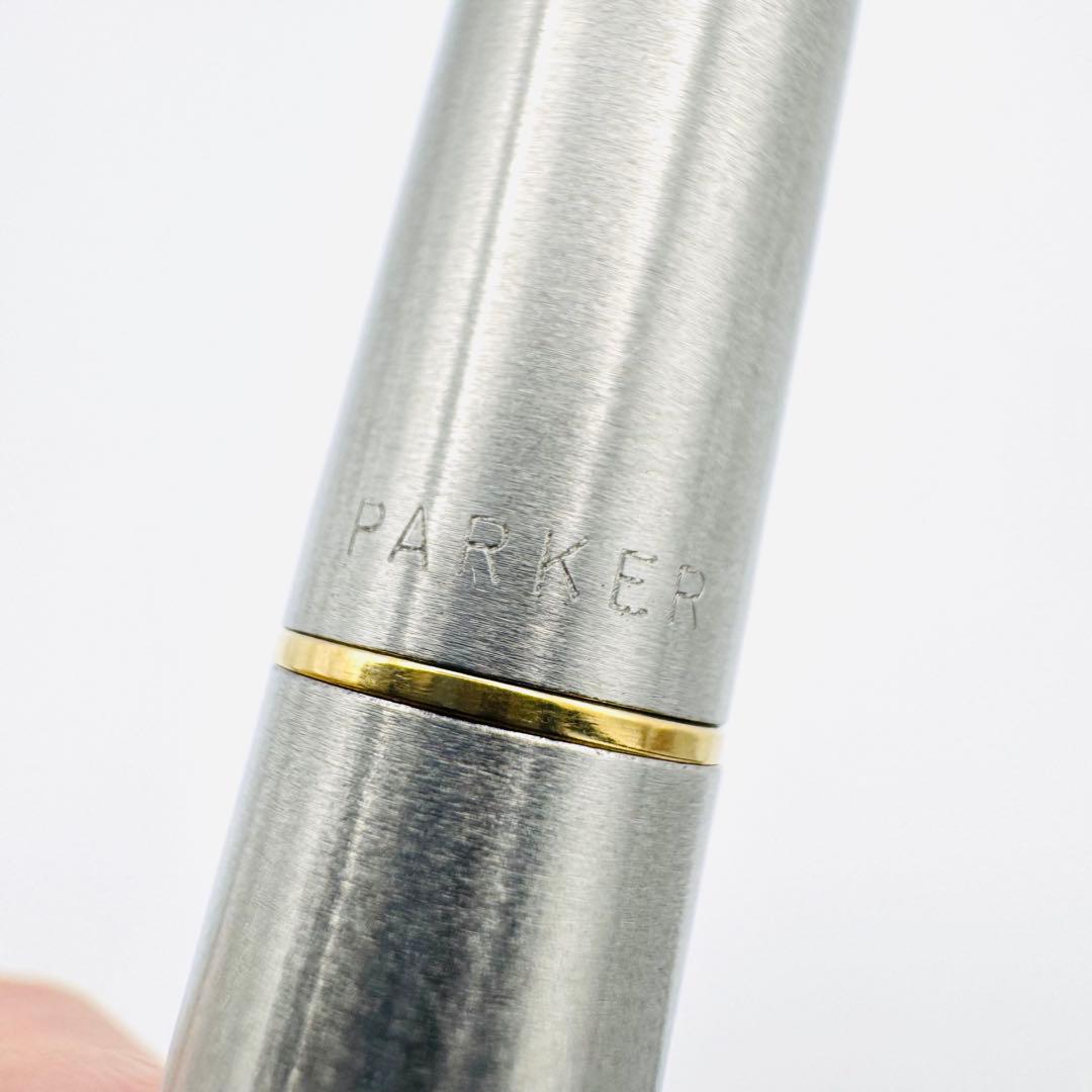 箱付】パーカー 45 フライター 万年筆 GT USA製 シルバー 中字 希少