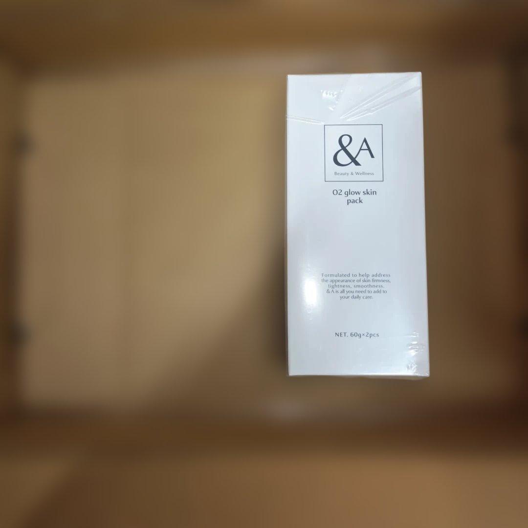 &A O2 glow skin pack 60g×2個