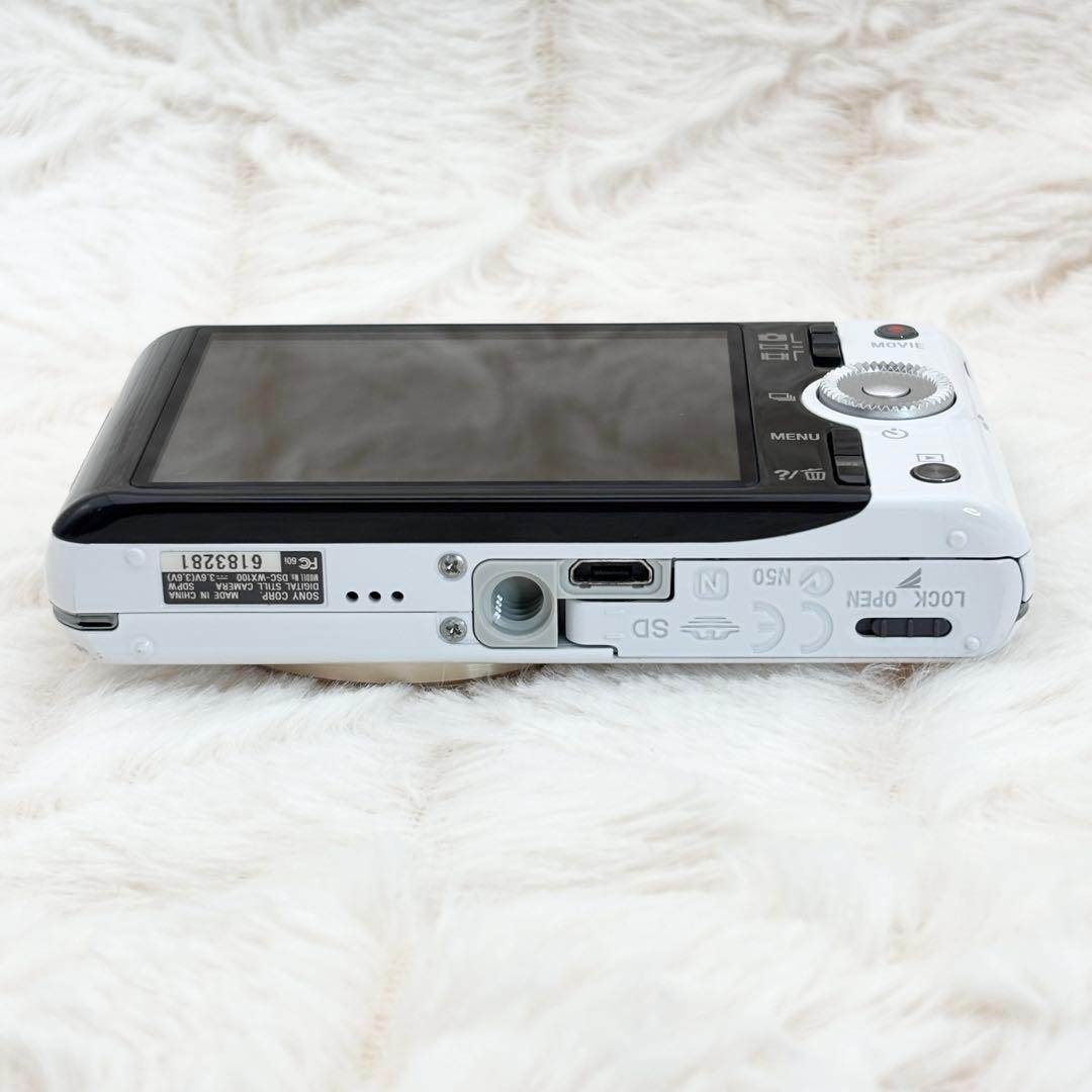 美品・動作良好✨ Sony Cyber-Shot DSC-WX100 ホワイト