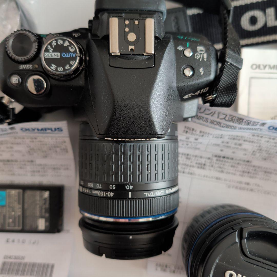 OLYMPUS デジタル一眼レフカメラ E-410 レンズ2本付き