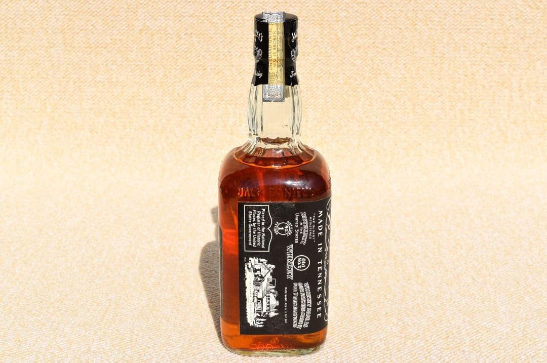 希少！■ ジャックダニエル 旧ボトル 青紙封印 700ml 45％ 瓶底79 ■