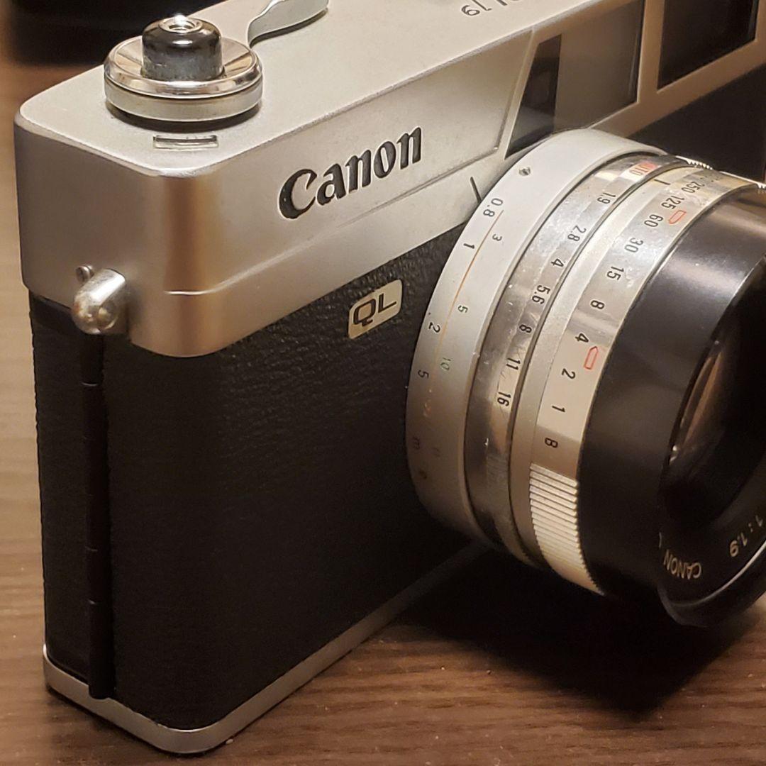 Canon Canonet QL19 ケース付き カメラ レトロ 貴重