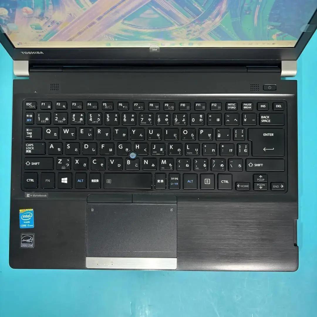 バッテリー〇動作良好◎東芝13.3薄型ノートPC SSD搭載 オフィス付！