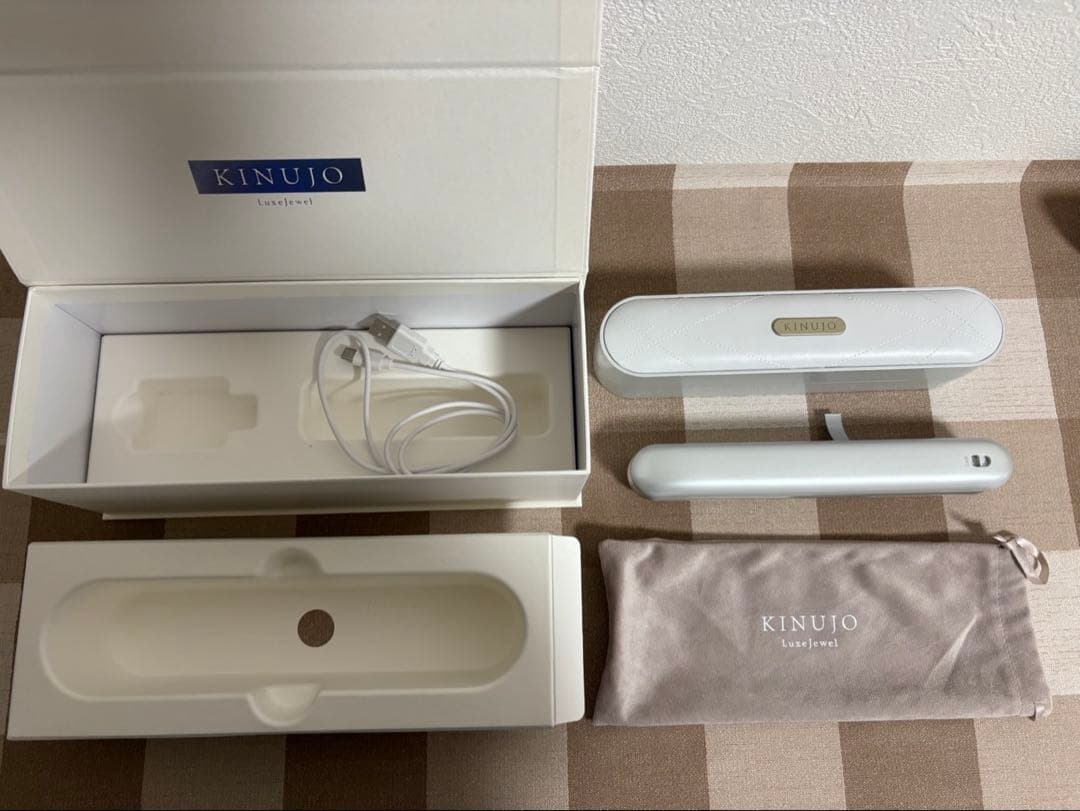 KINUJO Lux ejewel コードレスアイロン LX 001