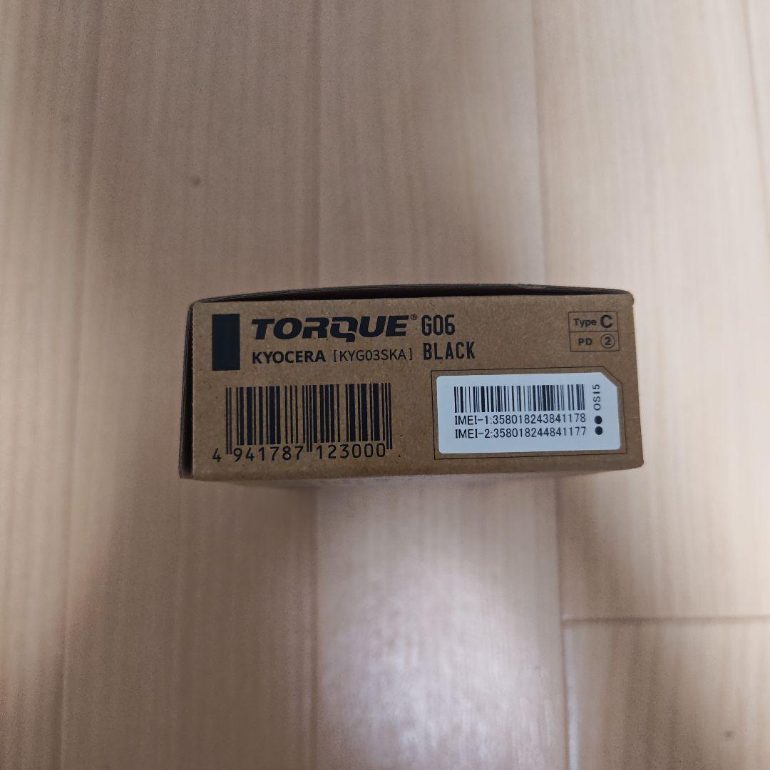 スマートフォン本体 KYOCERA TORQUE G06 BLACK