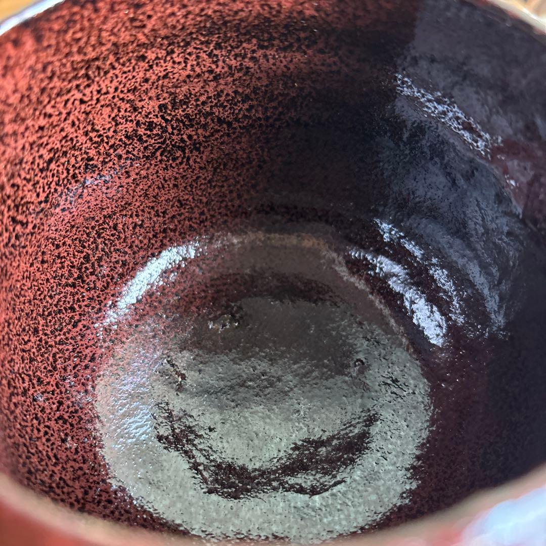 佐々木昭楽造 一入写曙 楽焼 共箱 抹茶碗 茶道具
