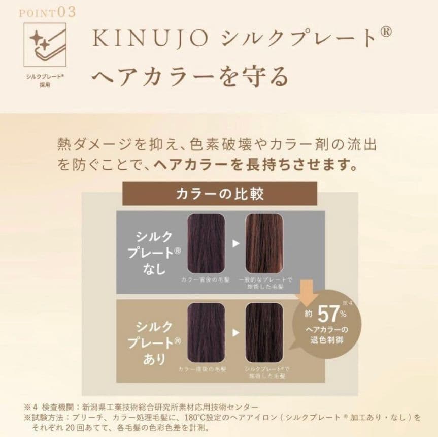 キヌージョプロ シルクプレート®ストレートアイロン ブラック
